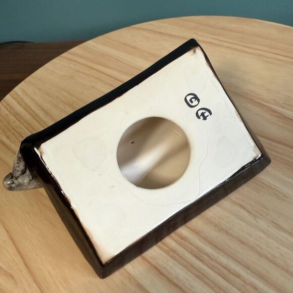 Vintage Henry Cavanagh Harrys Diner Ceramic Cookie Jar Retro Black & White EUC - Picture 7 of 9